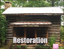 Historic Log Cabin Restoration  Mantua, Ohio